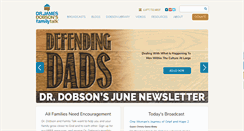 Desktop Screenshot of drjamesdobson.org